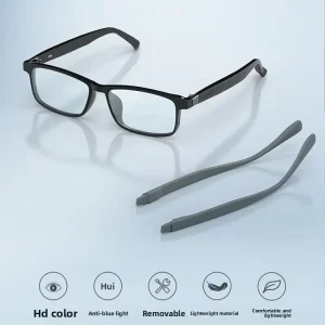 Google Unisex AI Smart Glasses for Voice Control Blue Light UV Blocking Comfort Eye Care Fashion Eyewear for Activity