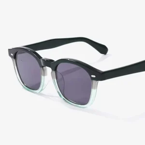 Gradient Acetate Sunglasses with Different Lens Colors for Women