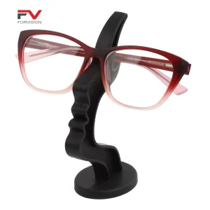 Gradient Ultralight Cat Eye Optical Frames with Flexible Temples and Clear Lenses