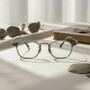 H5038 Retro High end Factory Retro Business Prescription Use Titanium Metal Glasses Frame Men Glasses Optical Frames