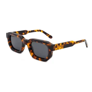HA24455 New Arrival Custom TAC Polarized Eyewear Sun Glasses Premium Vintage Square Shades Thick Acetate Sunglasses