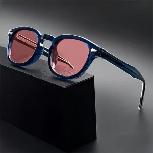 HBK Unisex Vintage Fashion Sunglasses New Style UV400 PC Lenses Pink Custom Logo Shopping Outdoor Activities