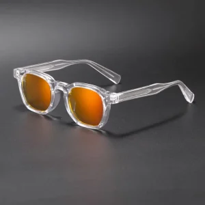HBK Vintage Sunglasses Men Women Customized Logo Stylish Square Full Rim PC Frame UV400 Lenses Durable Anti Glare Optimal
