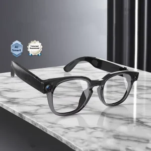 HD 12MP Camera AI Smart Glasses with AI Assistant