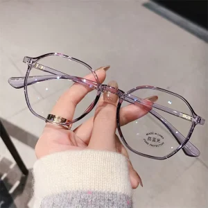 HD Anti-Blue-Light Myopia Reading Glasses Frames for Women and Students