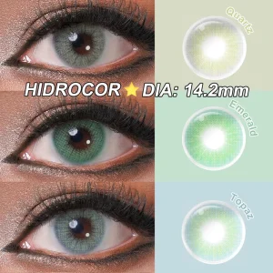 HIDROCOR 13-Color Contact Lenses for Light Eyes
