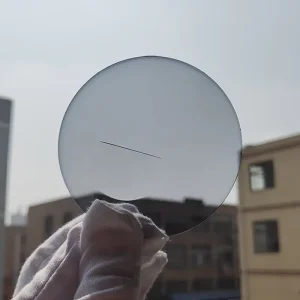 HM Model 01 Blue Cut Single Vision HMC Coated Resin Two piece Flat Top 70mm Clear Photochromic Lenses Made in China