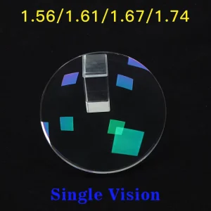 HMC Coated 1.56 Clear Resin Single Vision Optical Lenses