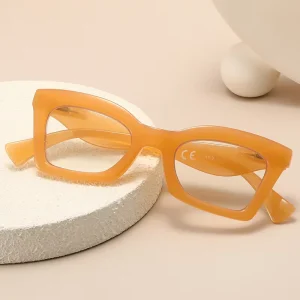 HS2247 1pc PC Square Frame Reading Glasses for Men and Women