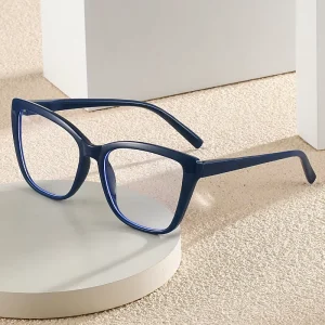 HS8814 1pc Slim PC-Frame Unisex Reading Glasses with Rivets for Presbyopia