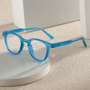 HS8815 1pc Unisex Slim Blue Light Blocking Reading Glasses, 1.0-4.0 Presbyopia