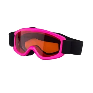 HUBO 152 Custom Youth Snowboard Goggles Kids Snow Goggles UV400 Anti Fog CE ANSI Certified TPU Frame Adjustable Strap PC Lenses