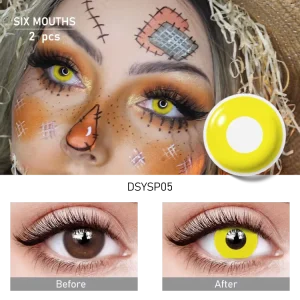 Halloween & Cosplay Colored Contacts Factory Manufactured for Optimal Effect