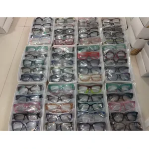 Hand Made Fashionable Retro Thickness Acetate Mix Models Optical Eyeglass Frames for Adults Unisex Fast Delivery Mix
