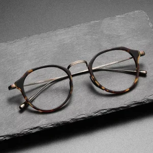 Handmade Acetate Titanium Optical Eyeglasses Frames