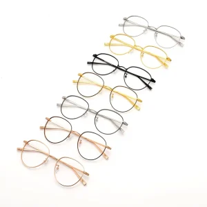 Handmade Titanium Round Optical Glasses Frames for Men