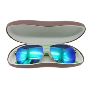 Hard PU Eyewear Case with Multicolor Design, Magnetic Closure and Custom Logo