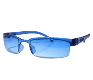 Heart-Shaped Jelly-Colored One-Piece Sports Sunglasses with Polarized Lenses