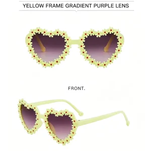 Heart-Shaped OEM Sunglasses for Boys, Girls, and Babies