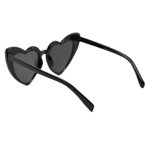 Heart-Shaped Women’s Sunglasses White and Red PC Party Wear Pink