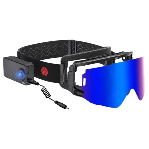 Heated Skiing Glasses With 7000mAh Battery Polarized Photochromic UV400 TPU Frame Adjustable Strap Heated Ski Goggles