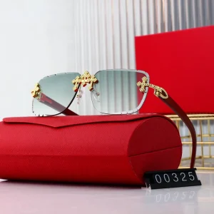 Heyray 00325 Luxury Women Sunglasses Popular Rimless Diamonds Completely Iced Out Luxurious Men Designer Sunglasses