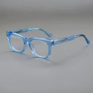 High-End Acetate Prescription Eyewear Classic Square Thick Eyeglasses Optical Spectacle Frames for Men Women Custom Lenses