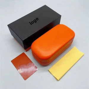 High-Grade Rectangle Orange Anti-Pressure Sunglasses Packaging Box