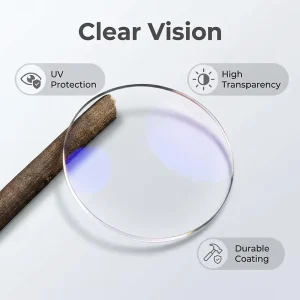 High Index Aspheric 1.67 DAS Blue Cut MR-7 UV420 Optical Lens