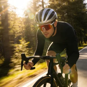 High Performance Cycling Sunglasses TR90 Semi Rimless UV400 Wraparound Windproof Stable Fit Pro Fit Advanced Design