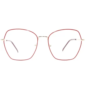 High Quality Big Eyeglasses Frames Glasses Metal Optical Eyewear Women Eyeglasses Trendy Fashionable Eye Frame