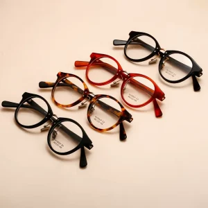 High Quality Classic Colored Reading Glasses Frame with Decoration for Diamond Face Shape OEM ODM Brand Model Unisex