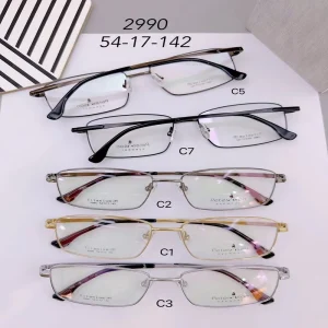 High Quality Classic Luxury Titanium Optical Frame Customized Rectangle Reading Eyeglasses Unisex Business Use CE Certified 5