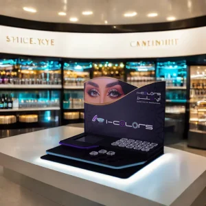 High Quality Counter Desktop Eye Contact Lenses Display Custom Acrylic Makeup Display Stand