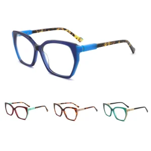 High Quality Eyeglasses Frame Gafas De Sol Optical Fashion Eyeglasses Prescription Glasses Acetate Optical Frames