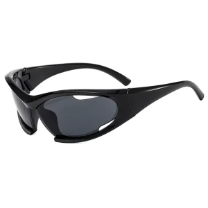 High Quality Eyewear Fashion Sports UV400 PC Frame Y2k Party Sunglasses for Unisex