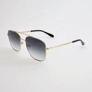High Quality Luxury Sunglasses for Men Ladies Trendy Square Frame Gold Silver Gradient Optical Lenses Hot Selling Manufacturer