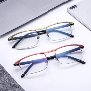 High Quality Multifocal Photochromic Square Classic Progressive Anti Blue Light Blocking Reading Glasses