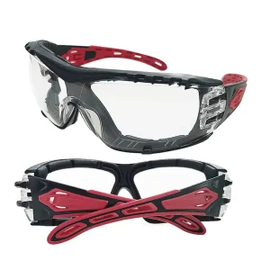 High Quality New Model Multifunctional Safety Glasses Anti Fog Full Frame Clear PC Fashionable Nylon Eyewear Eye Protection