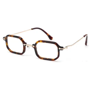 High Quality Premium Acetate Eyeglass Frames Women’s Retro Vintage Rectangle Spectacle Frames Men’s Vintage Solid Optical Frames