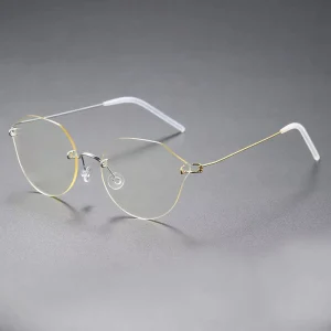 High Quality Rimless Frames Spectacles Optical Eye Glass Glasses for Men and Woman CS2375