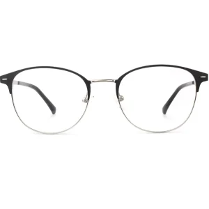 High Quality Round Eyebrow Stainless Steel Metal Material Optical Frame Eyewear Eyeglasses Glasses for Man Woman