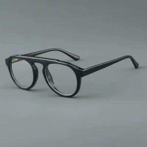 High Quality Round Eyeglasses Frames Vintage Luxury Eyeglasses Frames Anti Blue Light Glasses Acetate Eyeglass Frame
