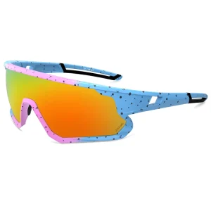 High Quality Sports Sunglasses Polarized Anti fog Lenses Cycling Riding Glasses Mens Fishing Running Safety Eyewear Custom