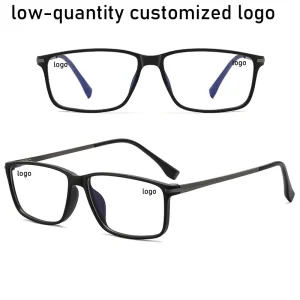 High Quality Square TR90 Eyewear Customizable Optical Glasses Frames Clear Rectangle Eyeglasses Frames Stock Factory