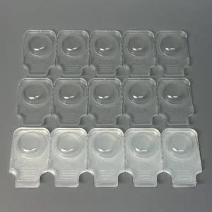 High Quality Transparent PP Blister Packaging for Contact Lenses with Foil Lid Customizable Empty Boxes for Cosmetic Use