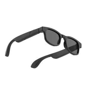 High Tech Remote Camera Control Wireless Audio Music Player Hands Free Calling Dual Purpose Bluetooth AI Smart Eyewear Glasses