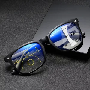 High-definition Multi Focus Presbyopia Anti Blue Light Colorful Frames Reading Glasses With Spring Hinge For Men Women