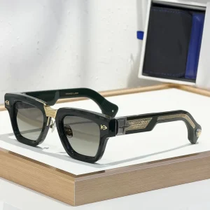 High end Acetate Unisex Designer Sunglasses Lightweight Transparent Square Frames High Quality UV400 Protection Gradient Lenses
