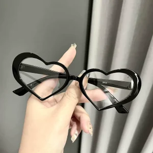 Hot High Quality Heart Eyeglasses Frames Fashion Uv400 Luxury Sunglasses Women Custom Own logo Gafas De Sol